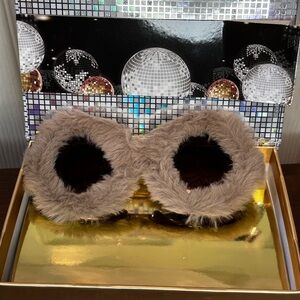 Faux Fur Brown Sunglasses